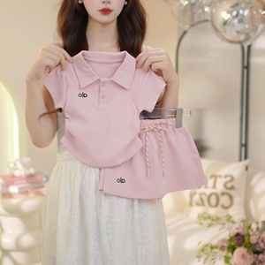 <span class=keywords><strong>Ensemble</strong></span> court jaune, <span class=keywords><strong>rose</strong></span> et gris pour fille, été 2026, polo et jupe pour fillettes, <span class=keywords><strong>ensemble</strong></span> sport 2 pièces - Product Image 2