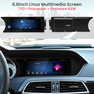 HFmidia 2026 Nuevo Sistema Linux con Pantalla Delgada de 8.8 Pulgadas para Mercedes Benz Clase C W204 C180 200 S204, Reproductores de Video para Auto con CarPlay - Product Image 4