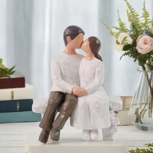 Cặp vợ chồng lãng mạn showpiece tình yêu Couple tượng Quà Tặng thần tượng cho Valentines quà tặng trang trí nhà - Product Image 1