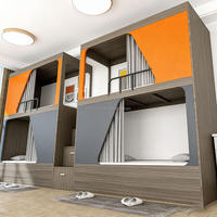 Lits superposés en panneaux de bois massif modernes pour hôtels, appartements, écoles, chambres - Conception durable et écologique