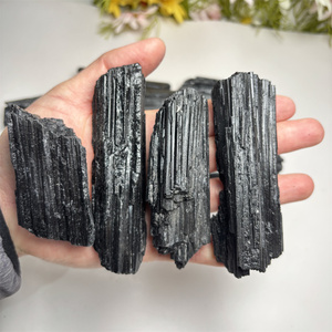 Pietra Grezza Naturale Semipreziosa Tormalina Nera per Guarigione o Decorazione Casa - Product Image 2