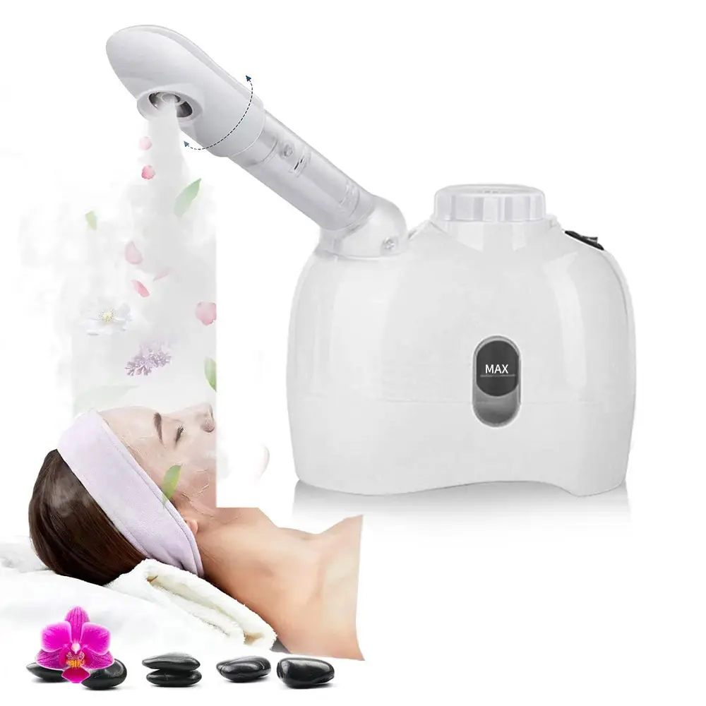 2023 Newest Handheld Face Steamer for Salon Lightening Pure Daily Care Facial Steamer Steam for Face Glow