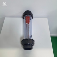 Plastic Rotameter Nominal Pressure 0.6MPa Temperature 55℃ for Liquid Measurement Flange Connection