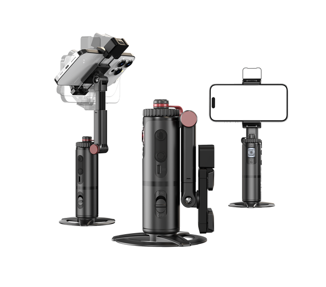 ADYSS A300 AI Auto Face Tracking Portable Smart Follow Wireless Remote Gimbal Stabilizer for Camera and Mobile Phone Selfie