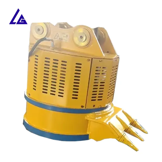 High quality Hydraulic Magnets magnet lifter for Iron Scrap metal lifting 2023 factory price Material Handler steel sucker