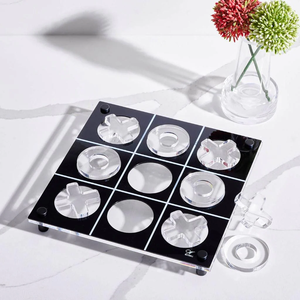 Judaica Jewish Hanukkah Purim Shabbat Design personalizzato acrilico Tic Tac Toe Set Lucite <span class=keywords><strong>Othello</strong></span> <span class=keywords><strong>gioco</strong></span> - Product Image 2