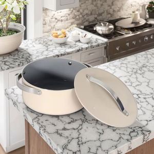 Eco-friendly Nonstick Ceramic Cookware Set Modern Induction Cooking <b>Pots</b> <b>Pans</b> Includes Frying <b>Pans</b> Saucepan Metal Cookware Sets - Product Image 3