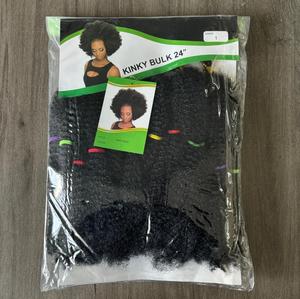 Fabrik-Großhandel Afro <span class=keywords><strong>Kinky</strong></span> Haarverlängerungen, Einfach zu Flechtende Haare, Crochet Braids, Vorgestreckte Lockige Flechthaare für Frauen - Product Image 3