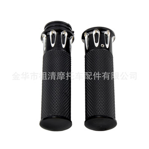 Zuqing Motorcycle Handlebar <b>Grip</b> Aluminum Alloy Black For Harley 883 XL1200 Throttle <b>Control</b> - Product Image 3