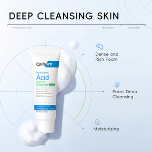 Nouveau Nettoyant Visage Hydratant à l'Acide Hyaluronique 2024 – Mousse Douce Contrôle du Sébum Démaquillant Anti-rides Marque Privée - Product Image 5