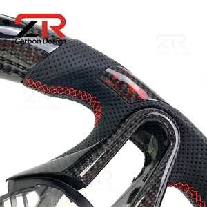 <span class=keywords><strong>พวงมาลัย</strong></span>คาร์บอนไฟเบอร์แบบกำหนดเอง พร้อมจอแสดงผล LED RPM สำหรับ <span class=keywords><strong>Honda</strong></span> <span class=keywords><strong>Civic</strong></span> รุ่นที่ 8 9 10 11 ตกแต่งภายในรถยนต์สปอร์ต ปี 2009-2018 - Product Image 5