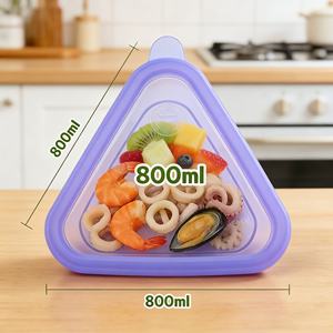 Contenedor Plegable para Almacenamiento de Alimentos, Libre de BPA, Loncheras Apilables a Prueba de Fugas, Cajas para Refrigerios para Camping - Product Image 5
