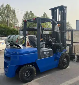 Truk Forklift bensin LPG Cina durasi panjang kualitas tinggi FG40L 4t 4000kg truk Forklift dengan harga bagus