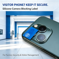 Autocollant de sécurité anti-espionnage pour caméra de smartphone en silicone du centre de R&D