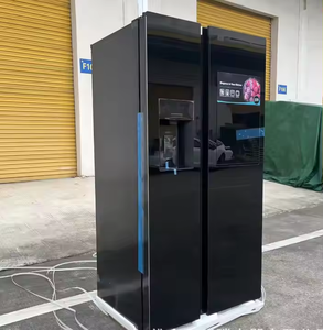 <span class=keywords><strong>Réfrigérateur</strong></span> à <span class=keywords><strong>porte</strong></span> ouvrante à grande capacité de 606 L avec panneau en verre, fonction de refroidissement pour <span class=keywords><strong>distributeur</strong></span> d'eau, fabrication de glaçons - Product Image 2