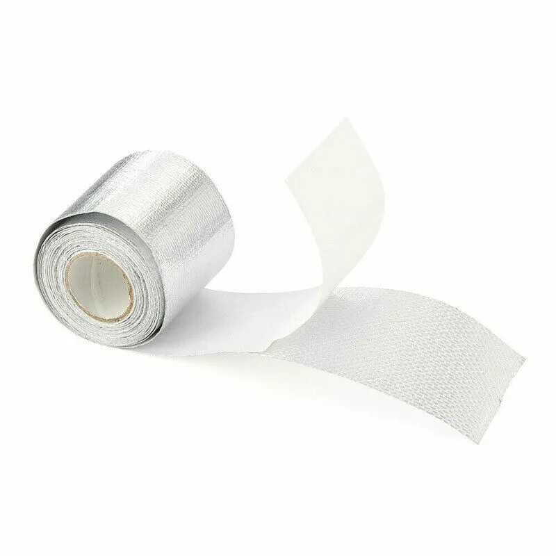 Nastro Isolante Ignifugo Per Camini E Tubi – 5 Cm X 5 M, Resistente Fino A 1650°C, Con Fascette Regolabili 65-89 Mm
