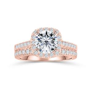 SunStar Factory Direct Women's 925 Sterling Silver Zircon Engagement Wedding Ring Pave Setting Fashionable Rhodium Trendy - Product Image 5