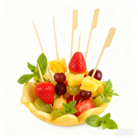 Brochettes de barbecue plates en bambou Teppo jetables, écologiques, de qualité supérieure, prix usine, en vrac