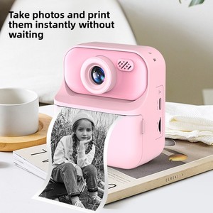กล้องถ่ายรูปสำเร็จรูปสำหรับเด็ก เลนส์คู่ ตัวกล้องทำจากพลาสติก พร้อมเครื่องพิมพ์ความร้อนในตัว สำหรับเด็กอายุ 3-6 ปี - Product Image 2