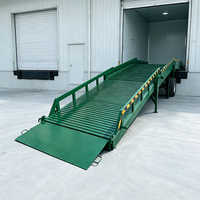 Nouvelle rampe de chargement et de déchargement mobile hydraulique avec construction en acier à haute teneur en manganèse, capacité de charge personnalisable