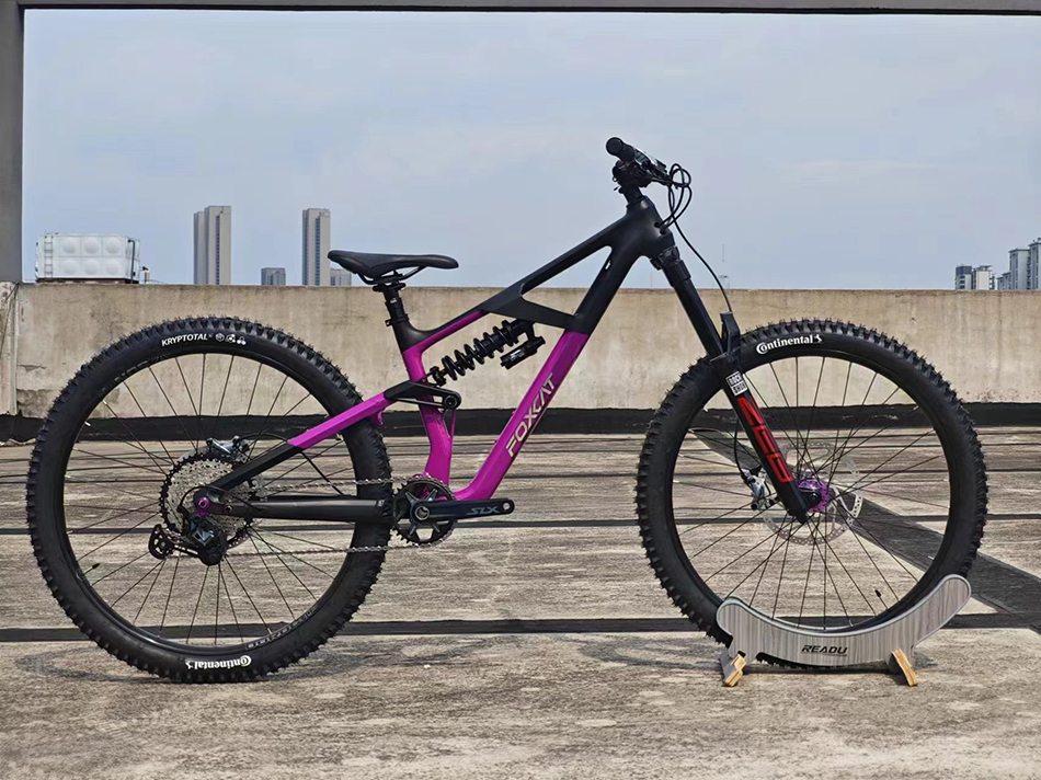 FOXCAT Full Suspension Mountain Bike - Lightweight & Durable