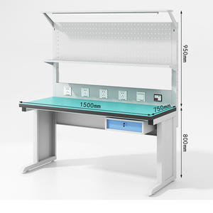 Usine robuste 10ft Esd atelier outil laboratoire acier téléphone ordinateur réparation laboratoire chaîne de montage en aluminium établi - Product Image 3