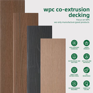 مفاجأة ترويج السعر تصميم عصري جديد منزل صديق للجلد مقاوم للماء ديكور صوفي Coextrusion decking - Product Image 5