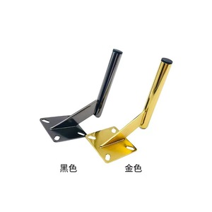 Wansheng Metal Furniture Legs 15cm 18cm Matte Black Gold Gunmetal Black Plated Carbon Steel Cabinet Support Legs - Product Image 1
