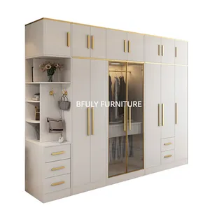 Современная прочная мебель для спальни комбинированные шкафы для одежды бордюрные шкафы