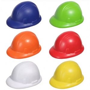 Balle anti-stress en mousse PU souple avec logo personnalisé, en forme de casque de sécurité, pour activités promotionnelles - Product Image 4