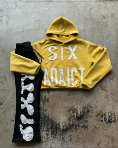 Sudadera con Capucha de Alta Calidad, 400 Gsm, Tejido de Algodón Grueso, Diseño Personalizado con Bordado Desgastado, Estilo Holgado, para Hombre, Invierno, 3D - Product Image 3