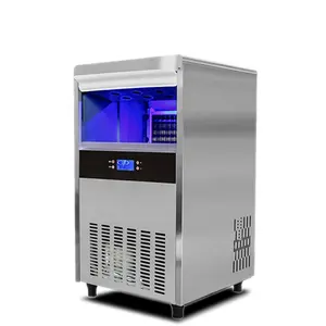 घन आइस क्रीम मशीन उच्च गुणवत्ता स्टेनलेस स्टील 40KG/दिन उत्पादन गर्म बिक्री मॉडल वाणिज्यिक बर्फ मशीन