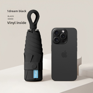 Женский мини-зонт в классическом стиле с защитой от УФ-излучения - Product Image 6