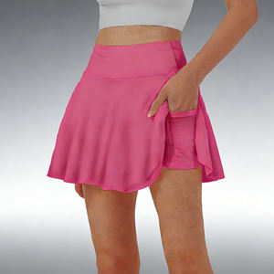 Oferta en Temu: Conjunto de 4 faldas deportivas casuales para mujer, de cintura alta, con bolsillos, ligeras, para actividades deportivas. - Product Image 3