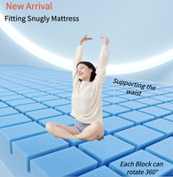 Matelas moderne réglable pour le soutien de la colonne vertébrale, offrant un soutien ferme et un soulagement de la pression dorsale, lit de soins à domicile