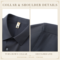 Chemise habillée grande taille pour homme en coton extensible, coupe ajustée, manches longues, décontractée, boutonnée, unie, infroissable, pour le bureau