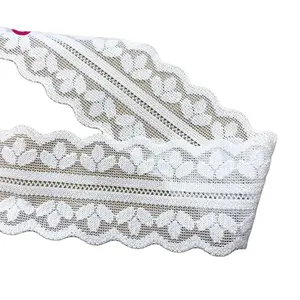 गॉर्डन रिबन सफेद लोचदार फीता ट्रिम रिबन Fabricbridal पोशाक के लिए अफ्रीकी फीता कपड़े शादी फीता Jumpsuit महिलाओं