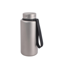 Bouteille d'eau de sport pour le camping et la randonnée en plein air en titane ultraléger 1,0 L/34 fl oz
