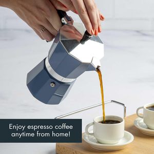 3cup Aluminum Stovetop Coffee <b>Maker</b> Espresso <b>Maker</b> - Product Image 2