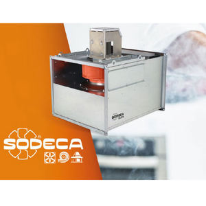 Unidades de extracción de aire monofásicas originales de la marca SODECA, nuevas, de 220-277V, con sistema lineal para la extracción lineal de aire o humo. - Product Image 3