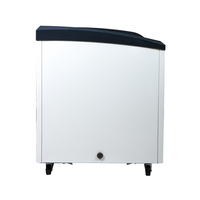 Congélateur coffre commercial pour supermarché, 220V50Hz, porte coulissante en verre incurvée, 358L