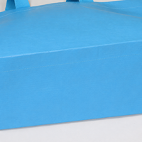 Sac fourre-tout en RPET laminé imprimé sur mesure de haute qualité, durable, recyclé, réutilisable, en RPET non tissé cousu et laminé