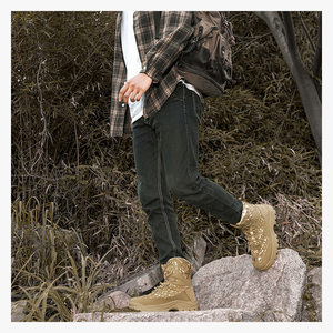 Sepatu Hiking Taktis Musim Gugur untuk Pria, TPU Tahan Lama, Penyangga Pergelangan Kaki Sedang-Tinggi, Sepatu Outdoor untuk Mendaki dan Trekking, Musim Gugur Musim Panas - Product Image 5