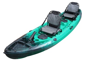 Vicking 12 'Tandem Sit-On-Top Pêche Famille Kayak 2 Personnes ODM Support Kayak Gonflable 4m Longueur LLDPE Hull River Made China - Product Image 2