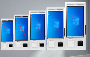 23.8/32 "Totem <span class=keywords><strong>Android</strong></span> tự Dịch vụ thiết bị đầu cuối thanh toán kiốt Máy in hóa đơn nhiệt kiosk màn hình cảm ứng mặt recoginition kiosk - Product Image 6