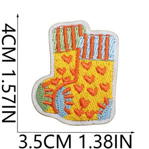 Мини вышитые тканевые патчи, милые маленькие наклейки для наклеек, самодельная тесьма для украшения воздушного шара - Product Image 3