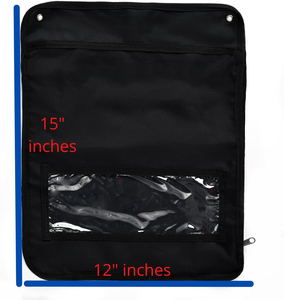 ที่ใส่จดหมายแบบติดประตู ผลิตตามสั่ง ผ้า Oxford 600D สำหรับใช้ภายในอาคาร สีดำ - Product Image 4