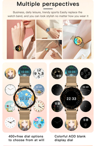 Reloj Inteligente para Mujer, Relojes de Moda con Esfera Personalizada, Monitor de Salud y Actividad Física, Smartwatch para Android <span class=keywords><strong>IOS</strong></span> LE08, Reloj Deportivo Inalámbrico - Product Image 4