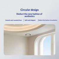 Diffuseur d'air rond en ABS, doux et réglable, invisible, encastré, pour climatiseur central
