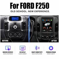 Radio para Auto con Pantalla Vertical Tesla de 12.1 Pulgadas para Ford Ranger F250 (2012-2019), con Unidad Principal Inalámbrica Multimedia Android Auto CarPlay